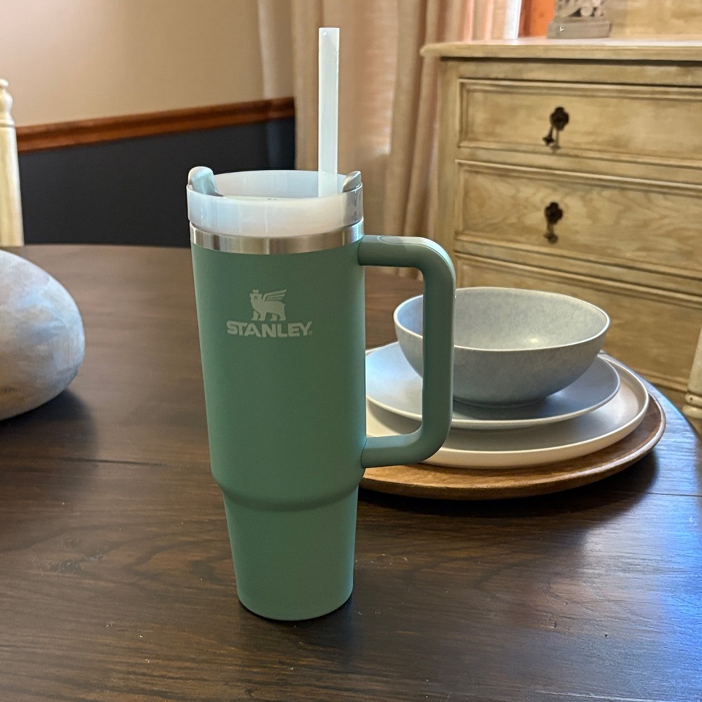 Stanley Teal Travel Mug with Handle